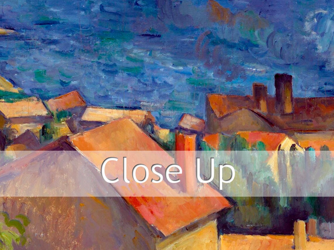 Paul Cezanne Bay Of Marseilles From Lestaque 1885 Harbor View Poster - Image 2