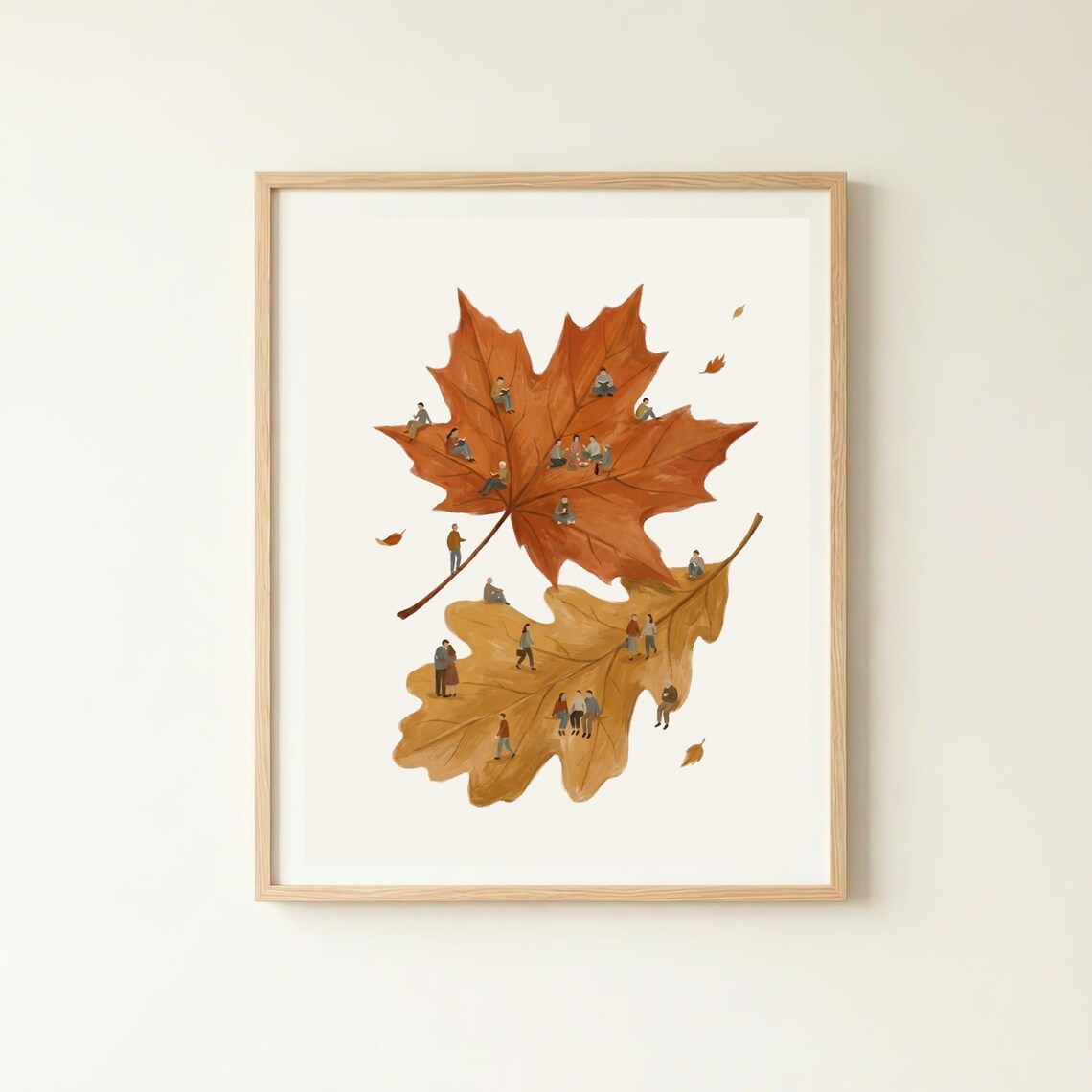 Fall Autumn Leaves Decor Poster