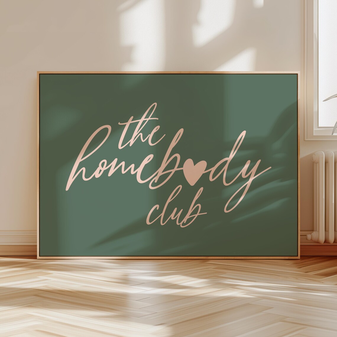 The Homebody Club Cute Introvert Quote Poster