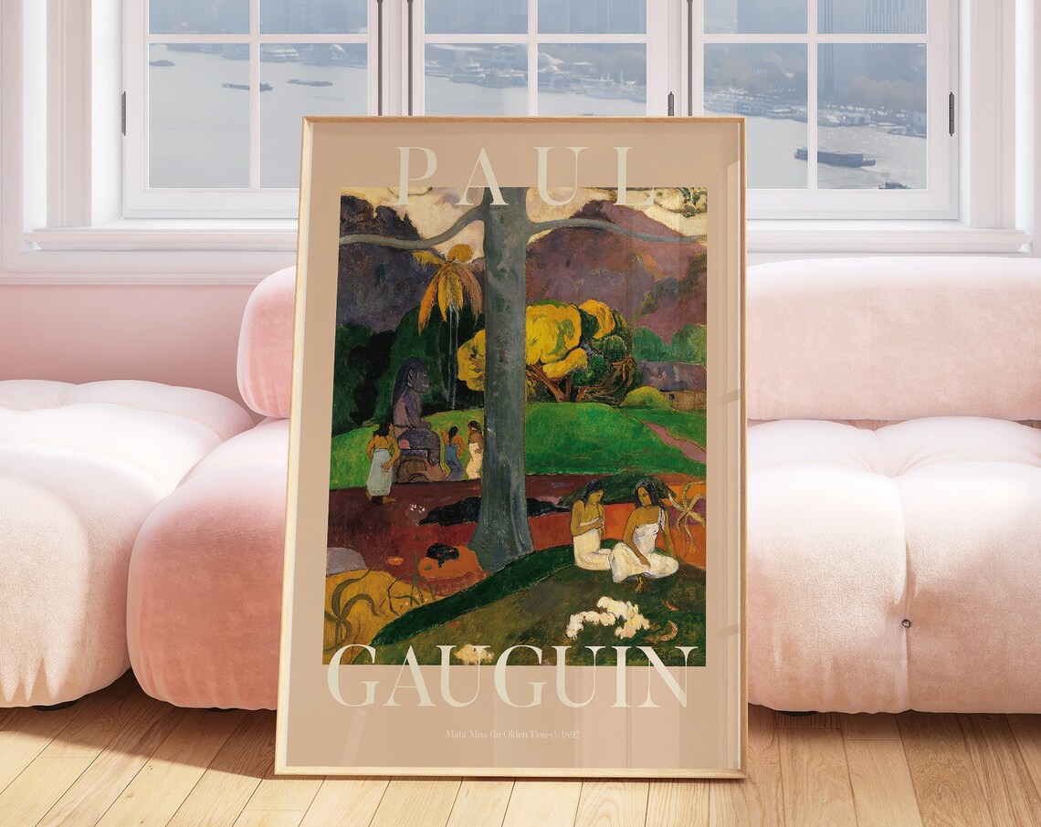 Paul Gauguin - Vintage Minimalist Art Print