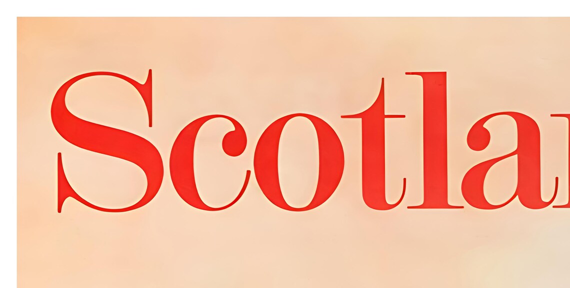 Vintage Scotland Travel Poster, Scottish Decor Print - Image 2