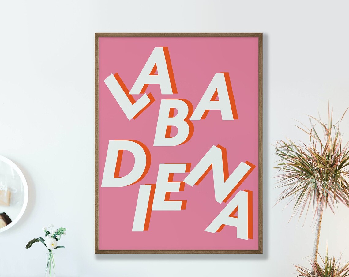 Good Day Poster II, Lithuanian Quote Art Print