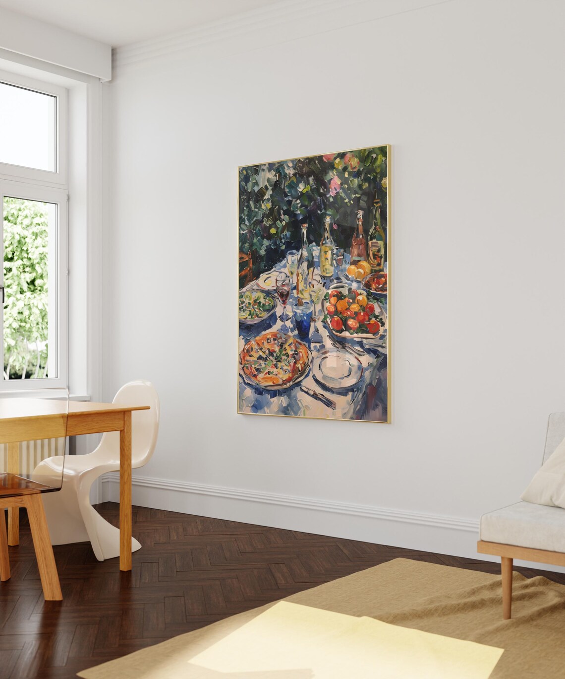 Al Fresco Dining, Vintage Mediterranean Art Print - Image 2