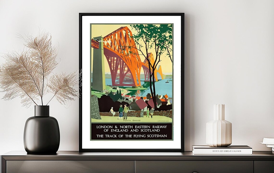 London North Eastern Railway Vintage Travel Poster