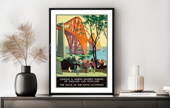 London North Eastern Railway Vintage Travel Poster
