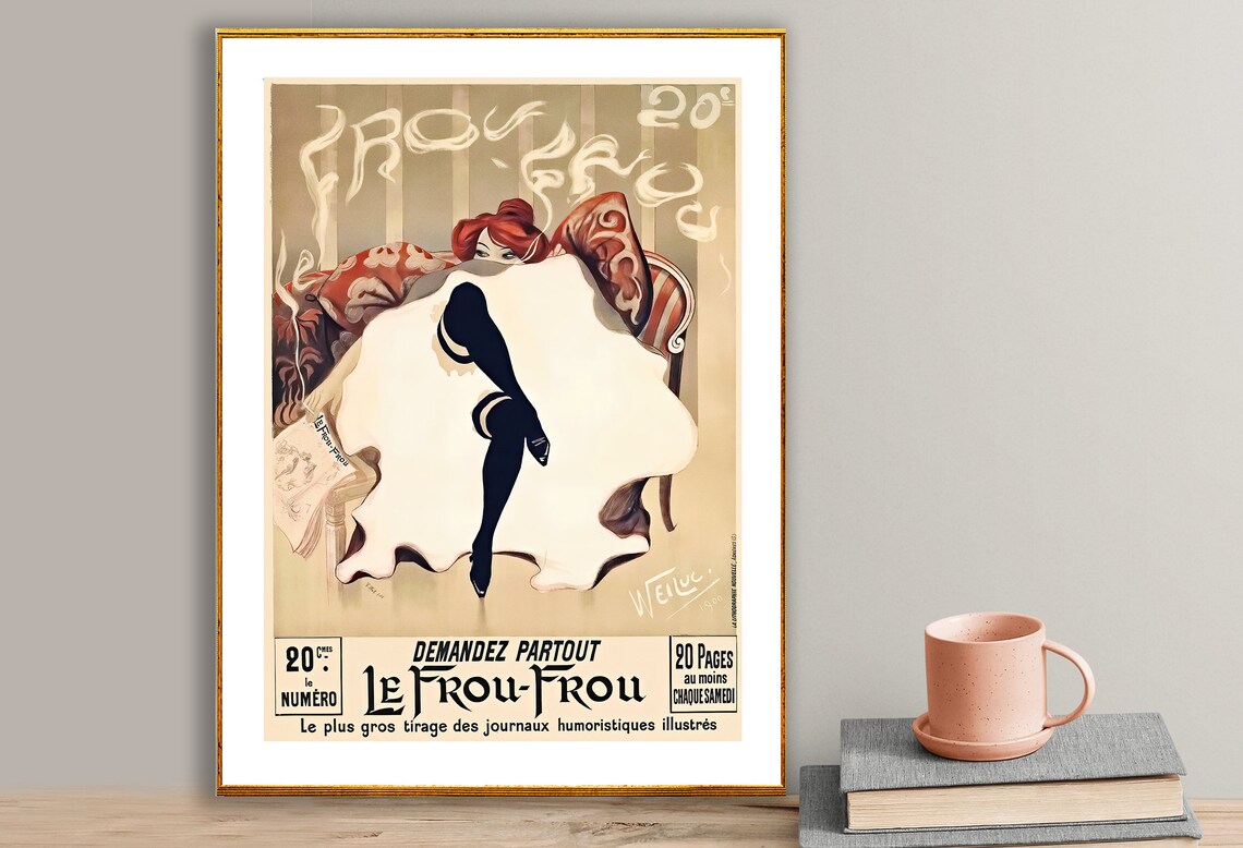 Le Frou Frou Vintage Entertainment Poster, Art Print