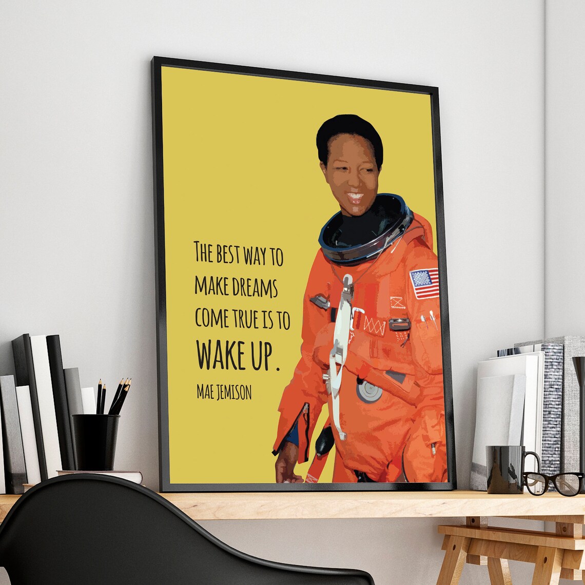 Mae Jemison Quote Poster, Feminism Inspiration