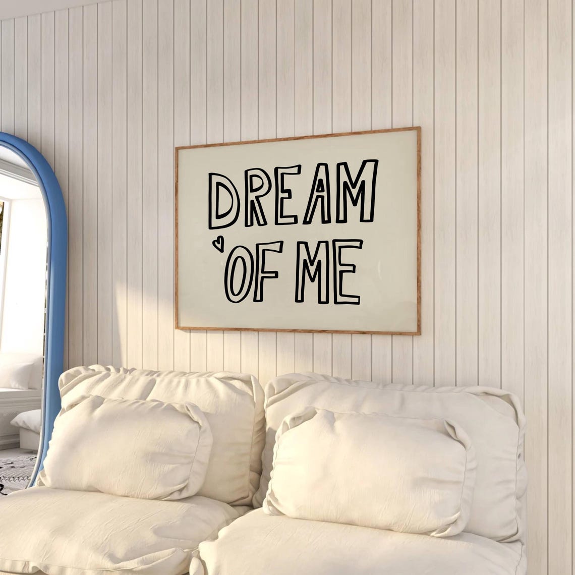 Sweet Dreams Print Above Bed Horizontal Print Dream Of Me Dorm Room Prints Teen Girl Bedroom Prints College Apartment Aesthetic Prints - Image 3