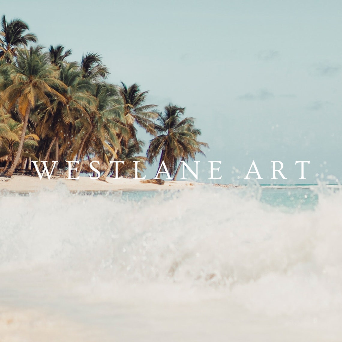 Tropical Summer Beach Coastal TV Art - Image 2