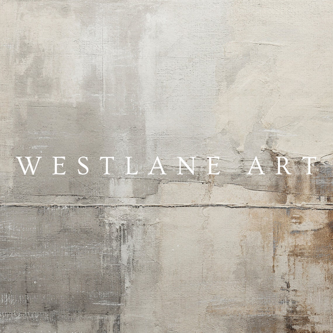 Rustic Abstract Modern Tv Art In Neutral Tones Decor Modern Farmhouse Wall Art Tvm28 - Image 2