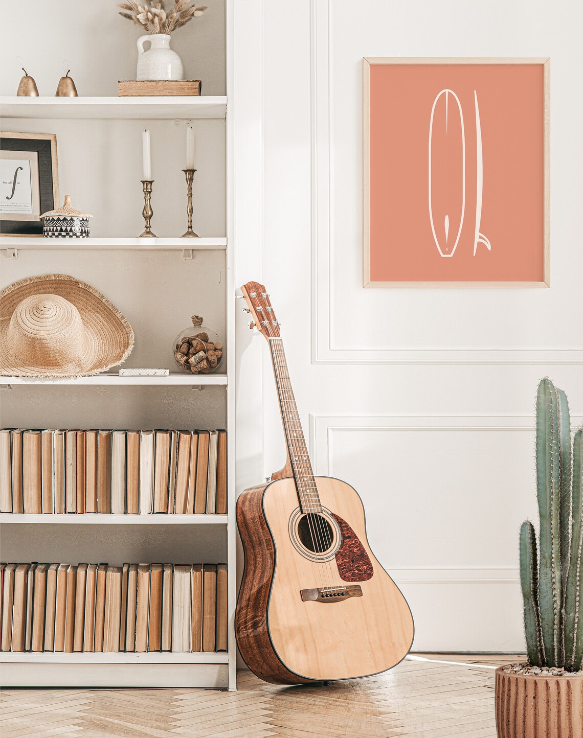 Surfboard Nursery Boho Surf Art For Girls Print - Image 3