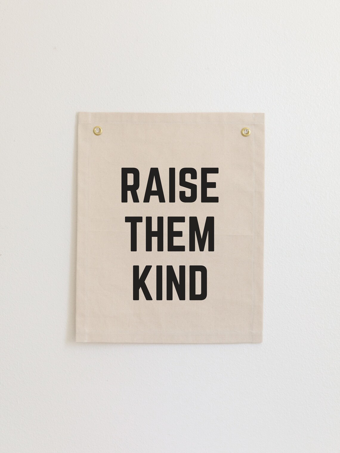 Raise Them Kind Kids Affirmation Wall Flag