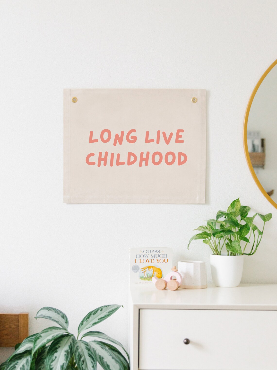 Long Live Childhood Nursery Banner Wall Hanging - Image 3