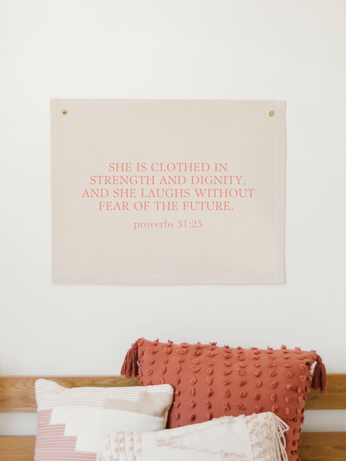 She Is Clothed in Strength and Dignity Bible Verse - Image 3