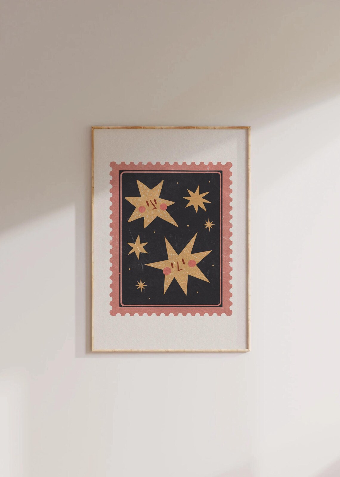 Retro Christmas Post Stamp, Merry Christmas Decor - Image 4