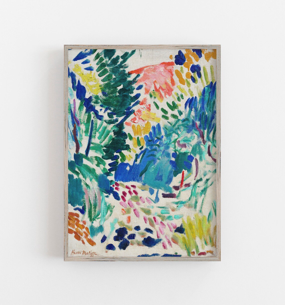 Matisse Landscape at Collioure Abstract Art Print - Image 4