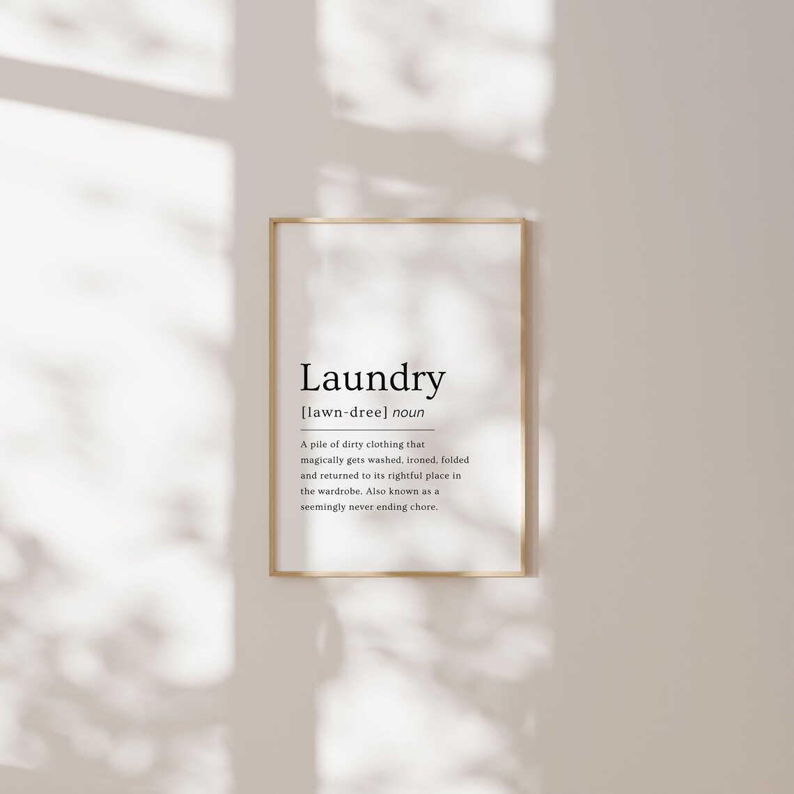Laundry Definition Poster, Laundry Room Decor - Image 3