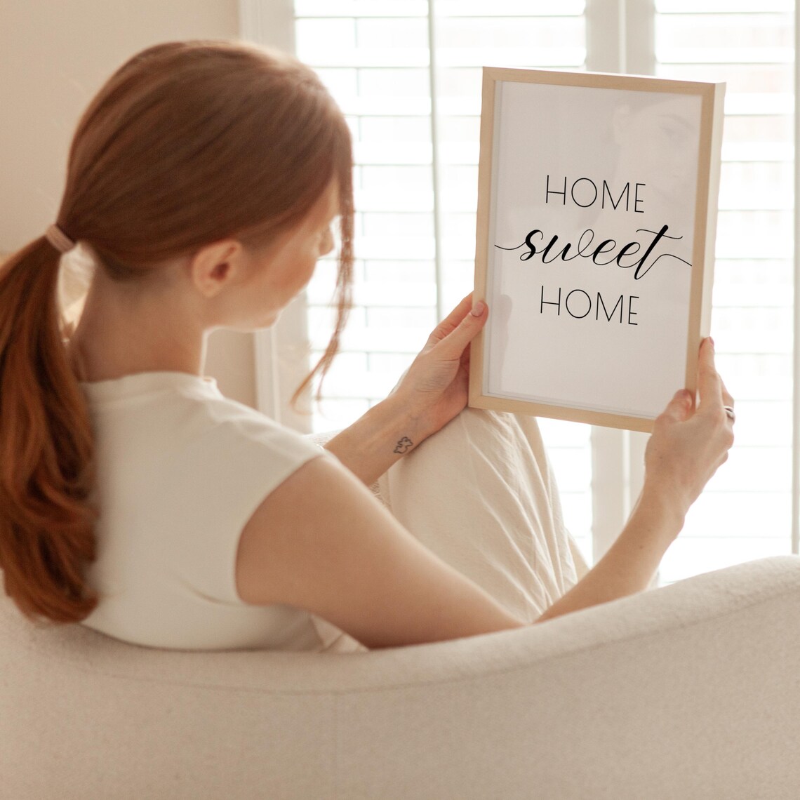Home Sweet Home Quote, Living Room Decor - Image 3