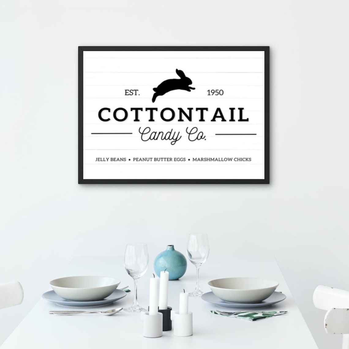 Easter Farmhouse Print Cottontail Candy Co Easter Decor Gallery Wall Art Carrot Patch - Image 4