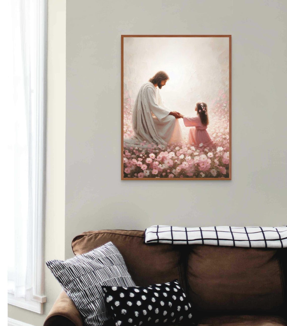 His Touch Christian Wall Art Jesus Painting Lds Art Christian Prints Bible Art Jesus With Children Christian Poster Picture Of Jesus