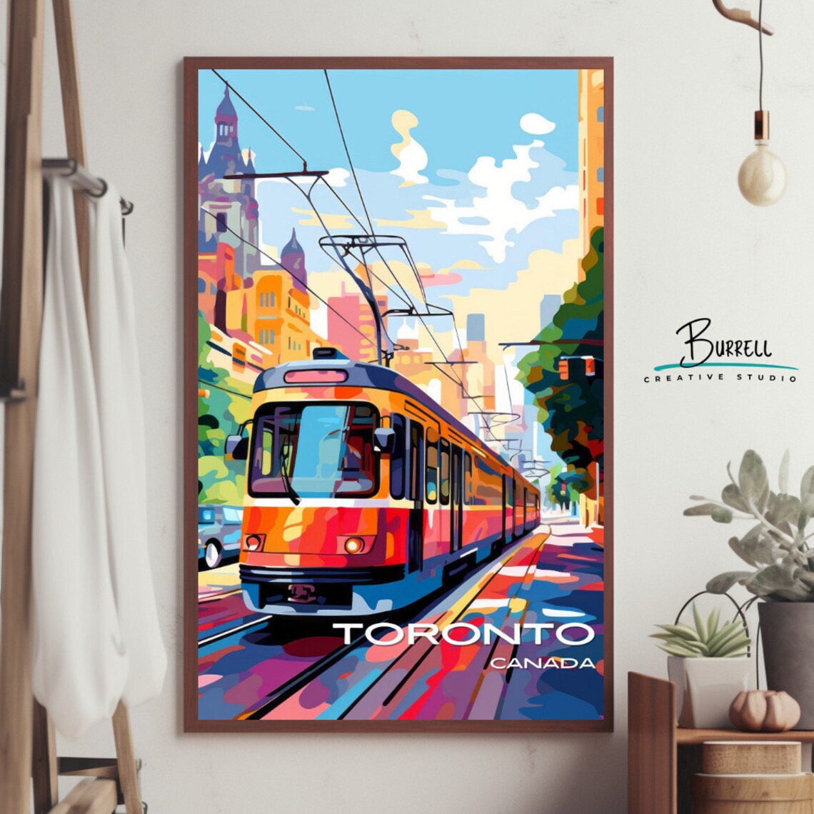 Toronto Ontario Streetcar Travel Poster Art Print - Image 4