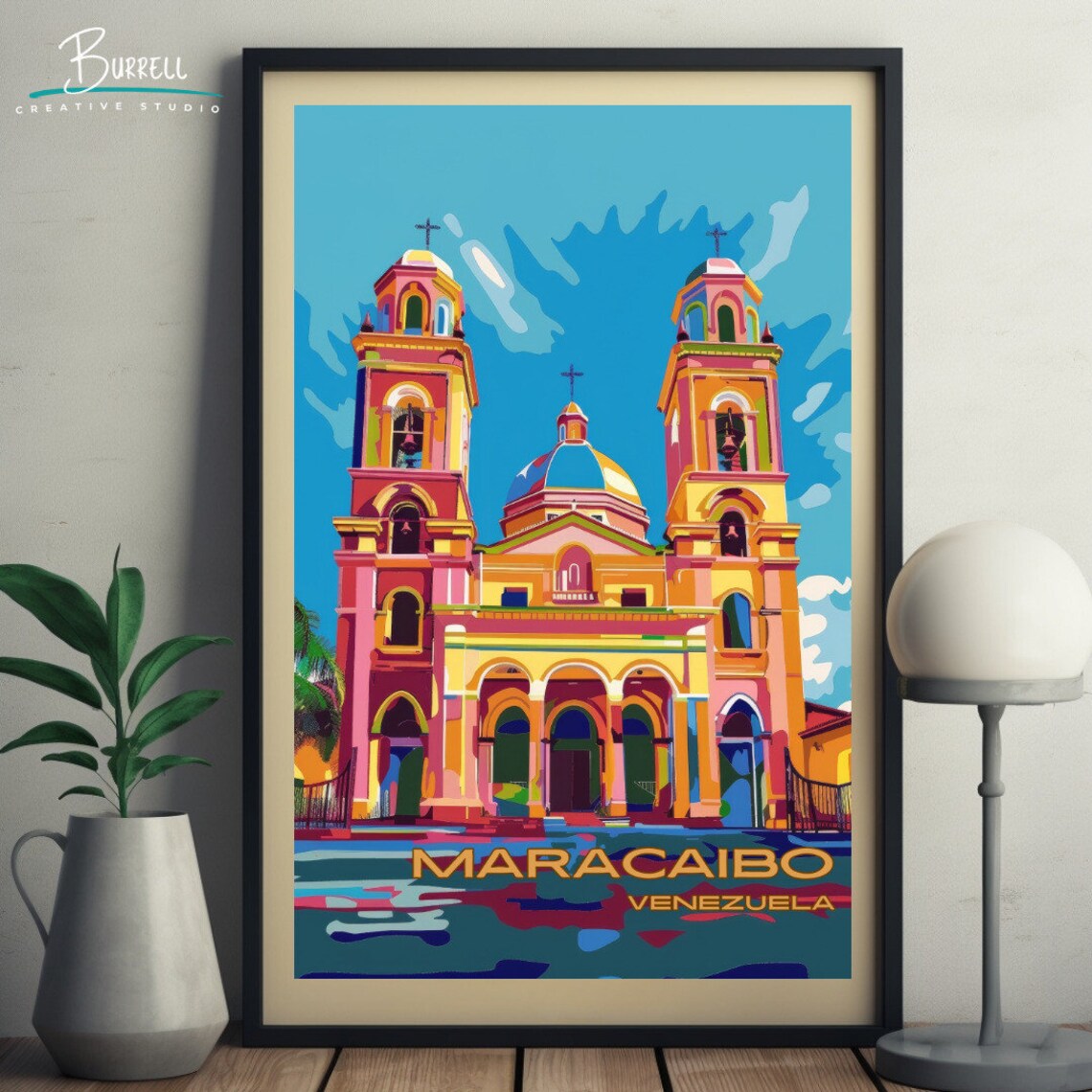 Maracaibo Venezuela Basilica De La Chinita Travel Poster - Image 5