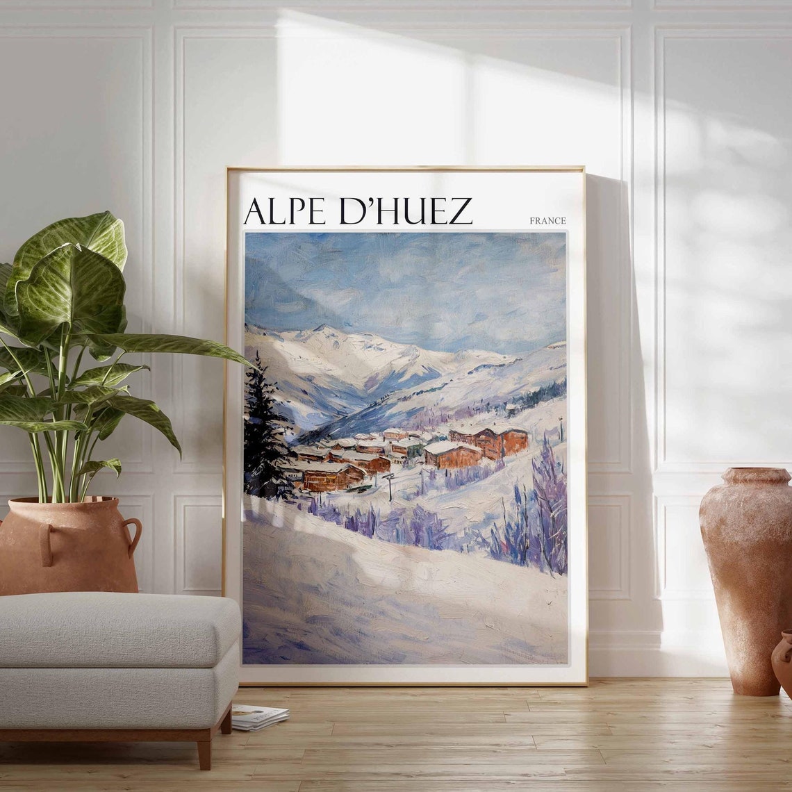 Alpe Dhuez Poster Cycling Poster Mountain Bike Poster Tour De France Poster French Alps Poster Sports Wall Art Alpe Dhuez Travel Art
