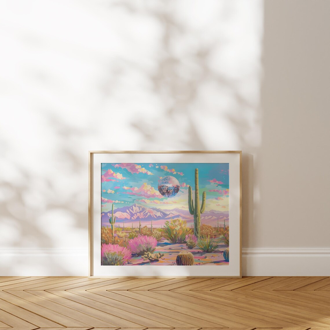 Disco Cactus Cowgirl Poster, Funky Dorm Decor - Image 2