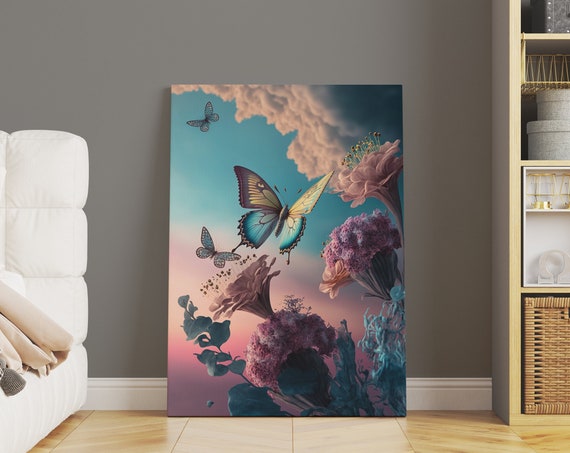 Fantasy Butterfly Art Print Nursery Wall Art Butterfly Art Print Butterfly Wall Art Butterfly Wall Art Butterflies Print