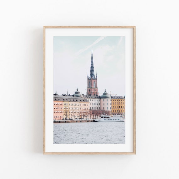 Sweden City Print Wall Art Print