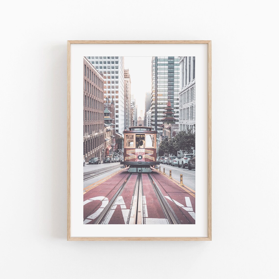 San Francisco Modern Minimalist Travel Poster