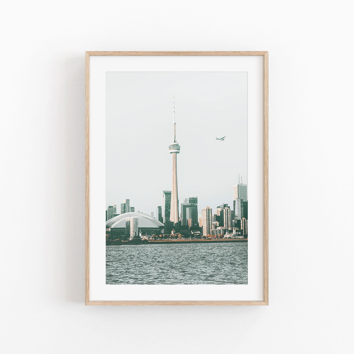 Canada City Minimalist Travel Poster, Forest Art Print