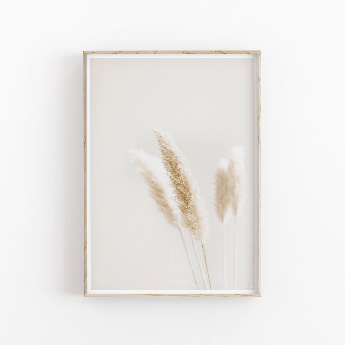 Pampas Grass Print, Farmhouse Rustic Wall Art - Image 3