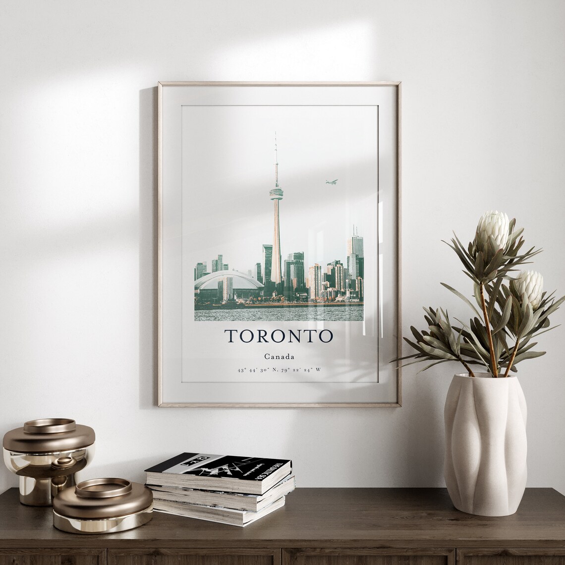 City Art Print, Modern Minimalist Poster - Image 2