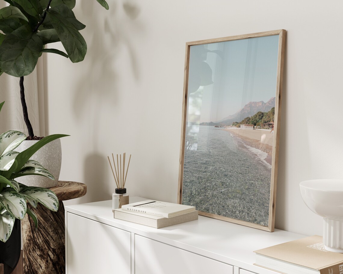 Beach Print Instant Art City Photo Poster