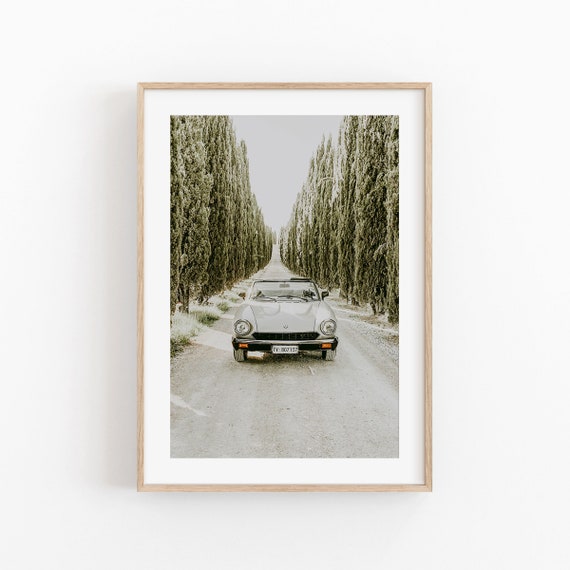 Tuscany Cityscape Art Print, Italy City View