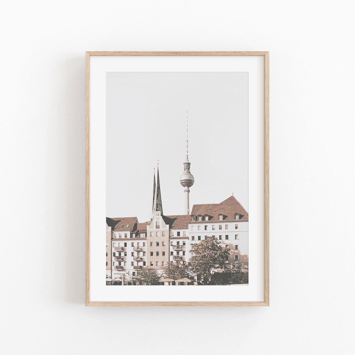 Germany Cityscape Photography Art Print, City View