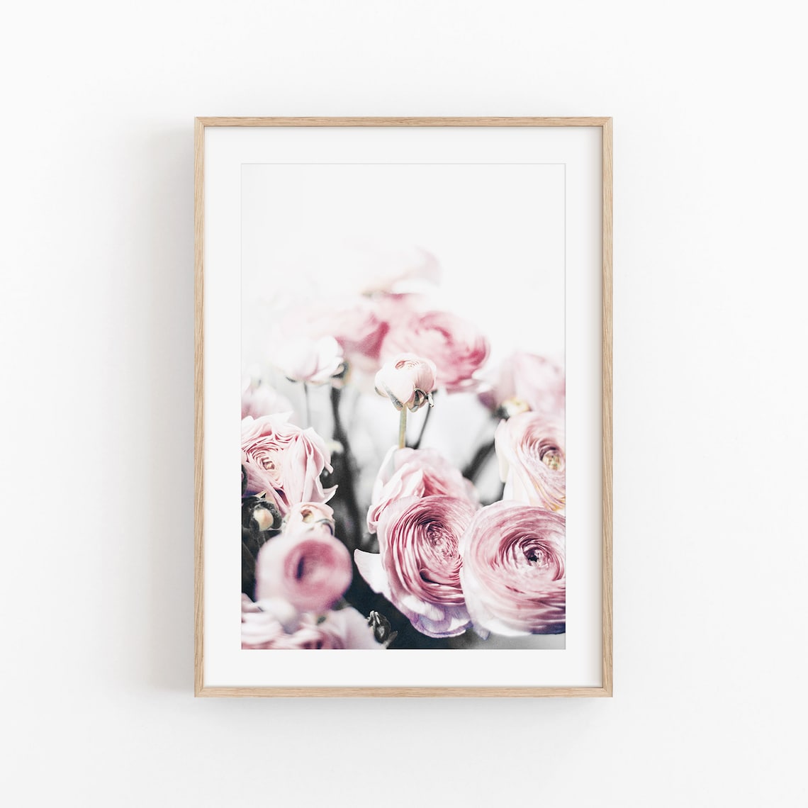 Peonies Floral Art Print, Botanical Wall Art