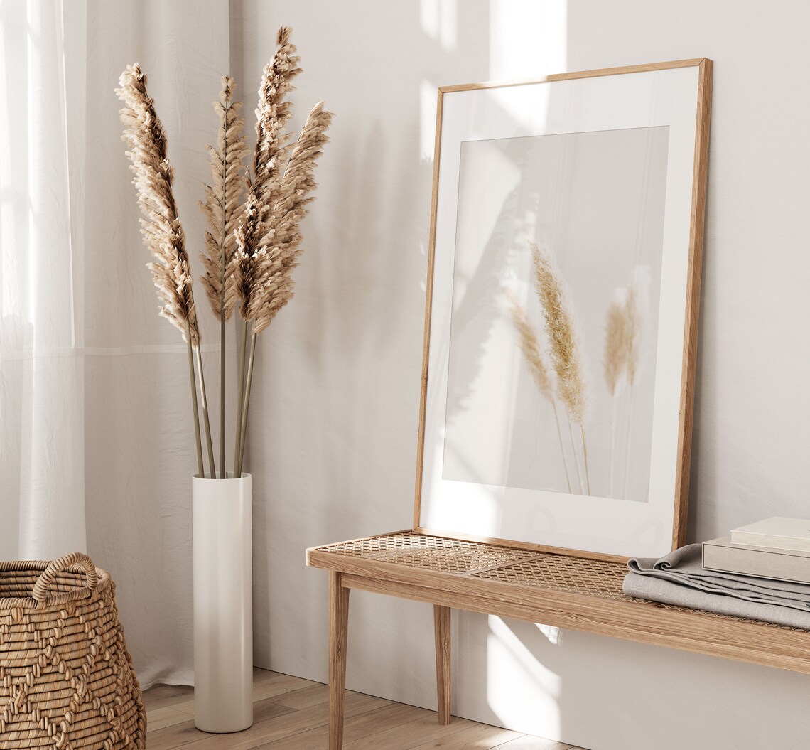 Pampas Grass Print, Farmhouse Rustic Wall Art - Image 4