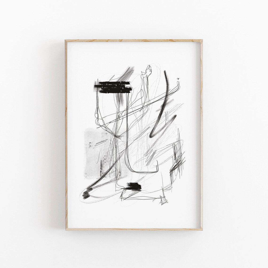 Abstract Print, Modern Minimalist Art Print