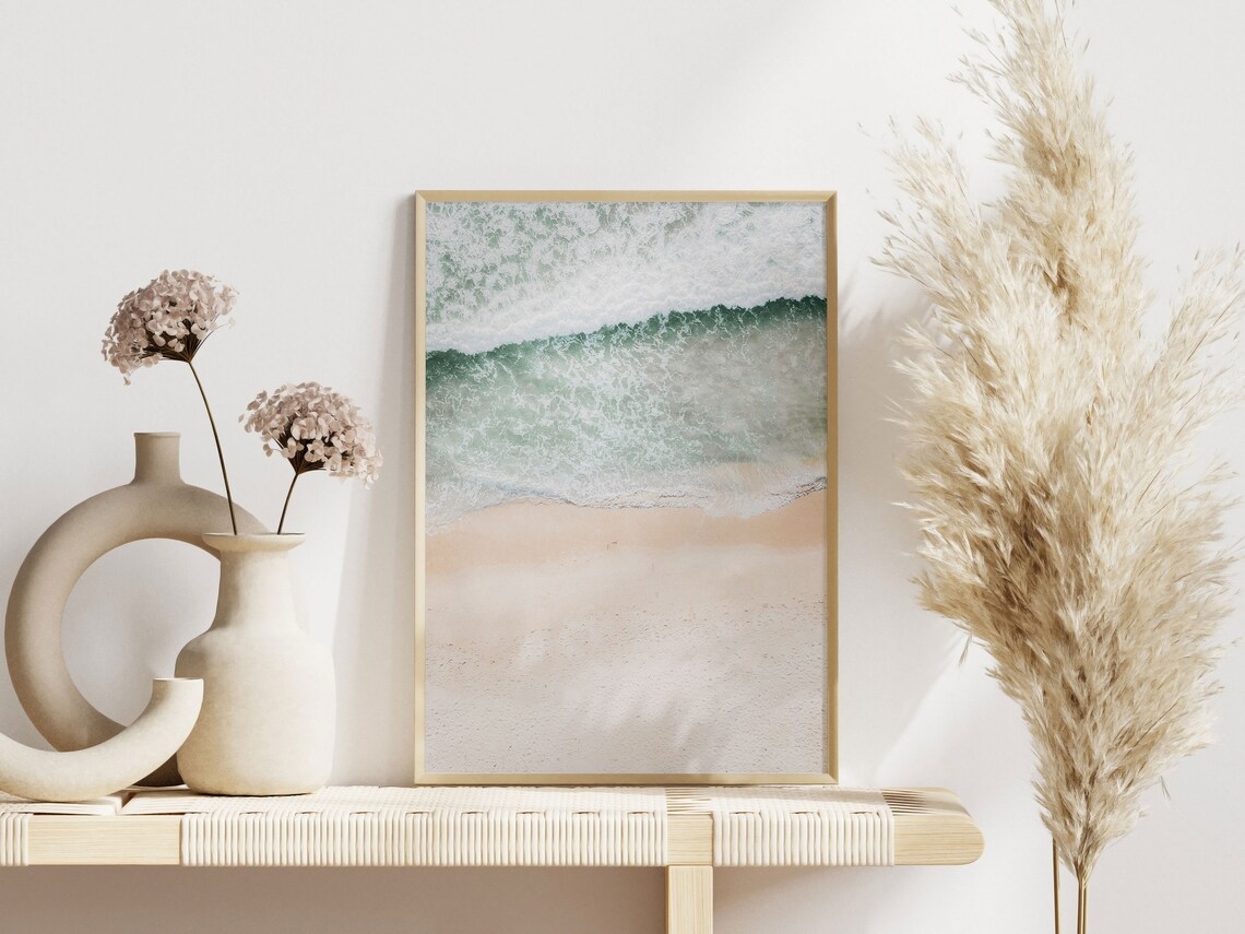 Beach Print Instant Art, Modern Minimalist Poster - Image 2
