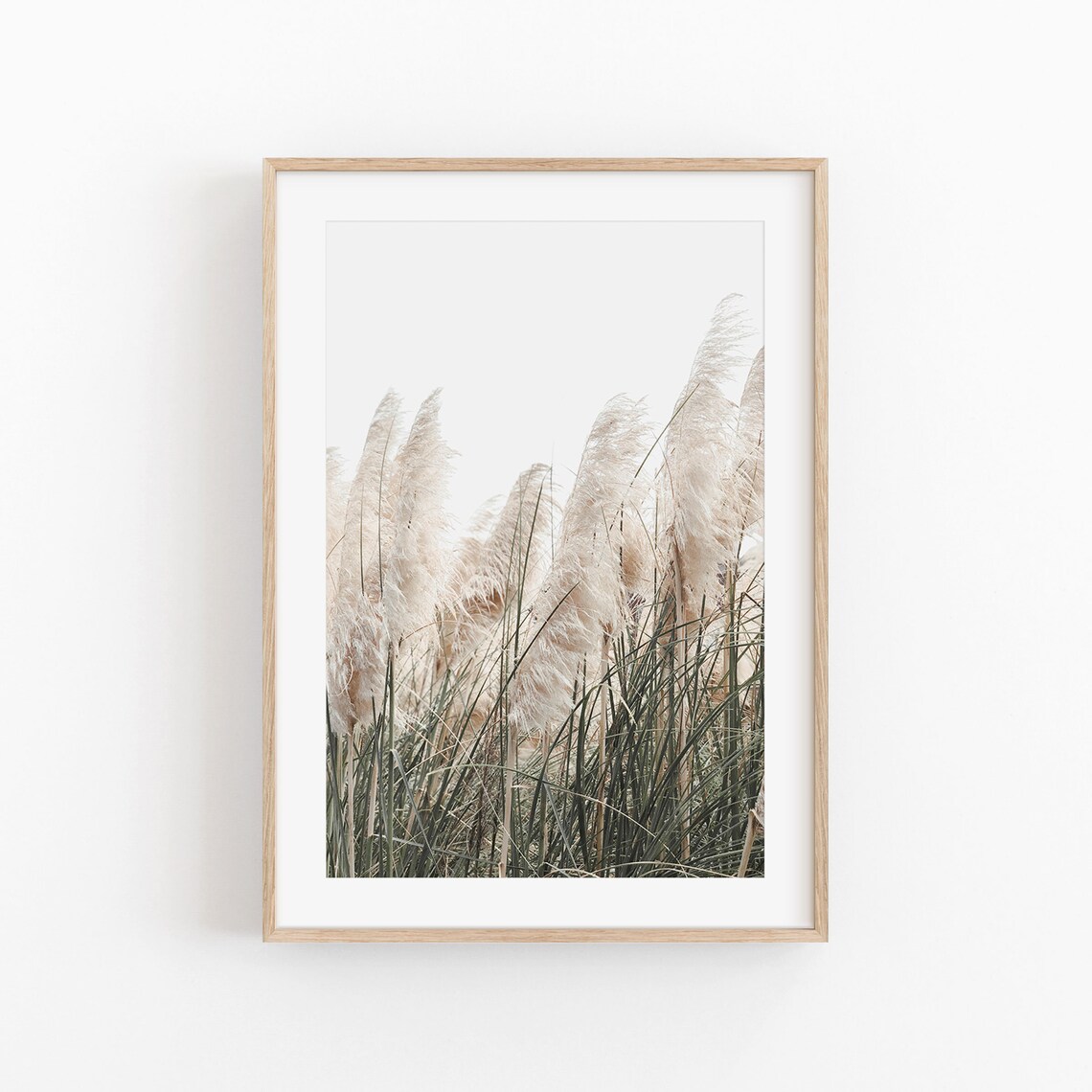 Pampas Grass Farmhouse Rustic Decor Art Print