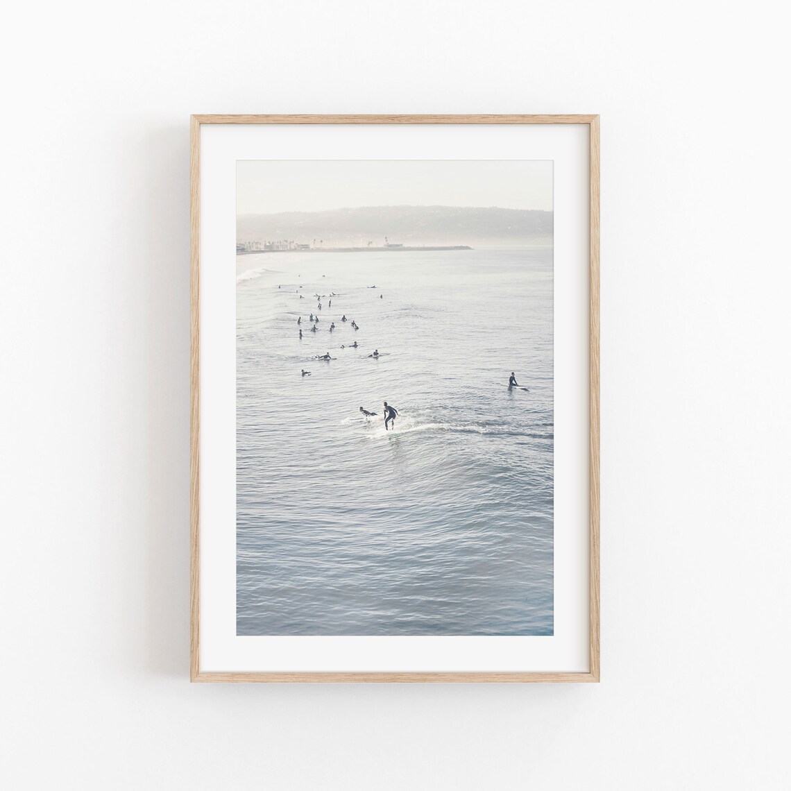 Surfing Print, Ocean Water Wall Art Poster