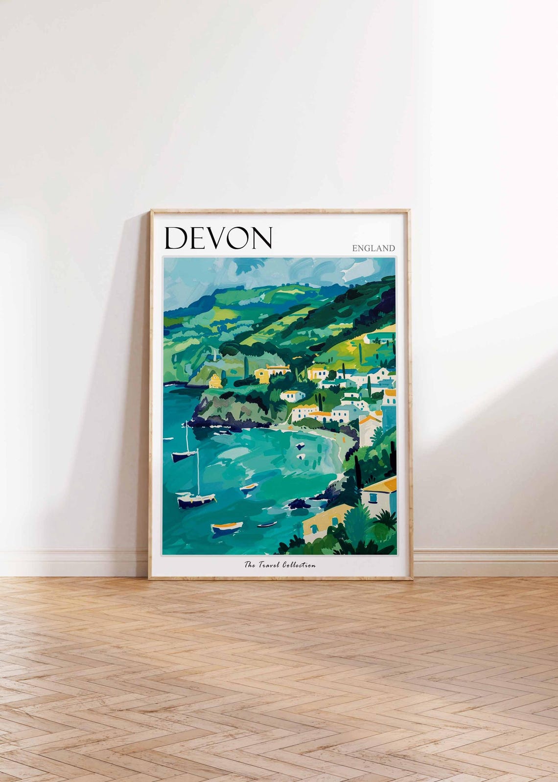 Devon Poster England Travel Print Devon Travel Art Devon Wall Art England Travel Devon Home Decor Devon Travel Gift - Image 2