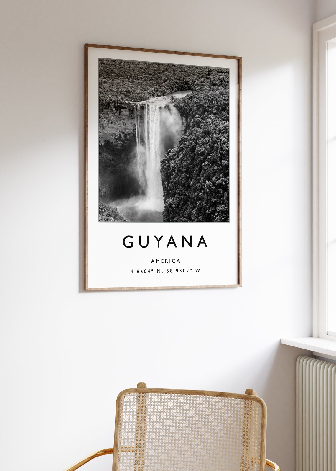 Guyana Travel Poster, Caribbean Travel Art - Image 2
