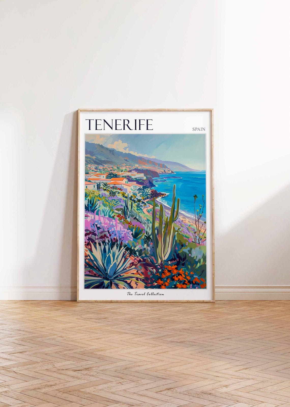 Tenerife Poster Spanish Travel Print Tenerife Travel Art Tenerife Wall Art Spanish Travel Tenerife Gift Tenerife Travel Art - Image 2