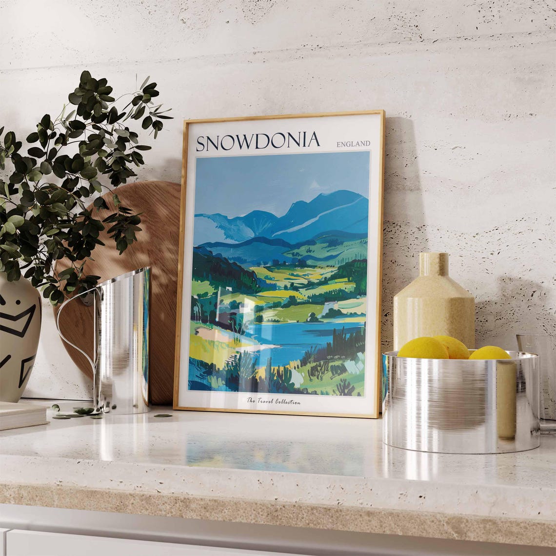 Snowdonia Poster Wales Poster Mountain Poster Uk Travel Poster Uk National Park Wales Gift Snowdonia Print Snowdonia Travel Gift - Image 3