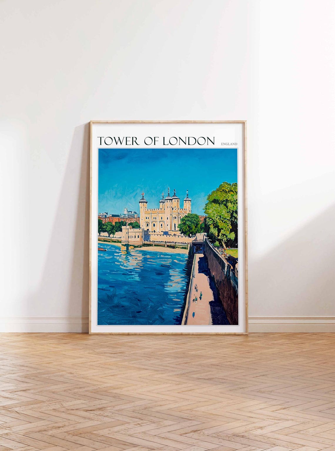 Tower Of London Poster Tower Of London Travel Print England Travel Art United Kingdom Wall Art England Travel England Gift - Image 2