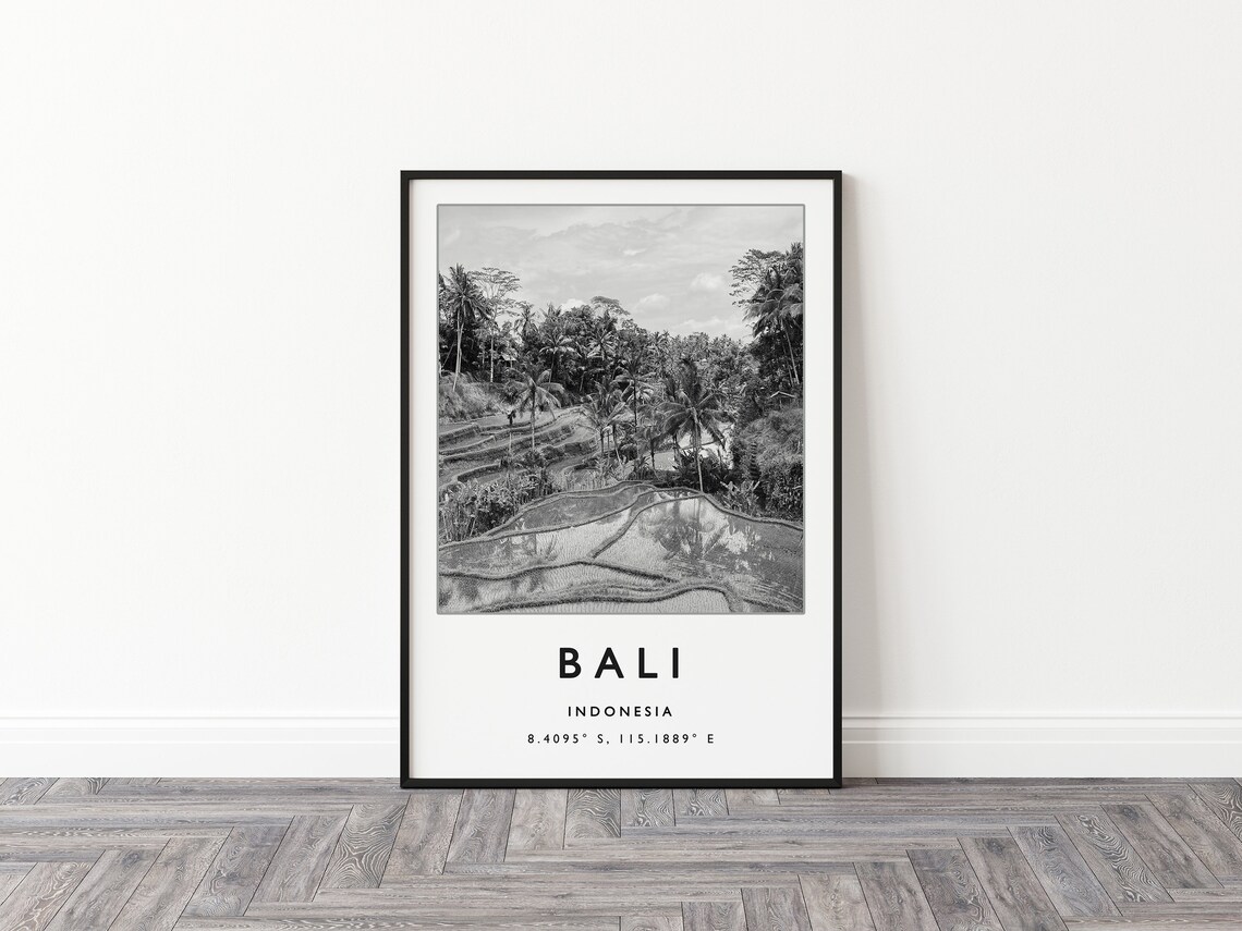 Bali Indonesia Travel Poster, Southeast Asia Travel - Image 3