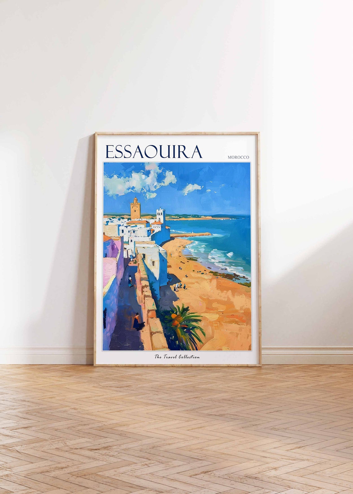 Essaouira Poster Morocco Travel Print Moroccan Decor Africa Travel Poster African Wall Art City Print Essaouira Travel Poster - Image 2
